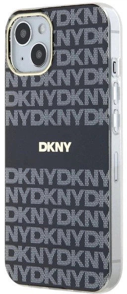 Etui DKNY IML Mono & Stripe MagSafe do Apple iPhone 15 / 14 / 13 Black (3666339268091) - obraz 2