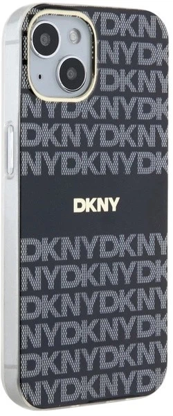 Etui DKNY IML Mono & Stripe MagSafe do Apple iPhone 15 / 14 / 13 Black (3666339268091) - obraz 4