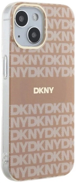 Etui DKNY IML Mono & Stripe MagSafe do Apple iPhone 15 / 14 / 13 Pink (3666339267674) - obraz 4
