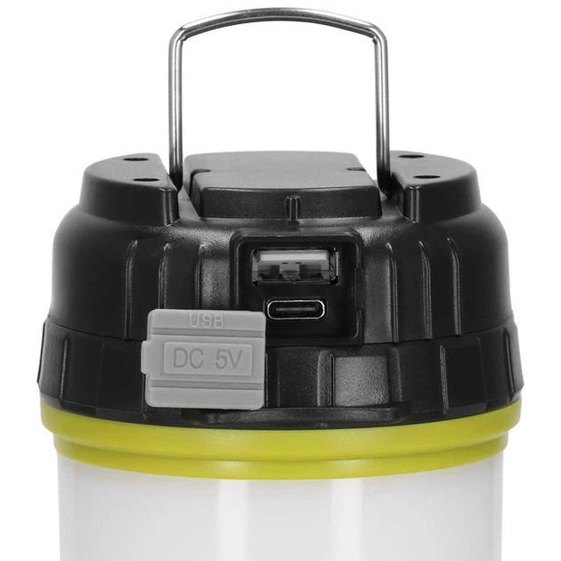 Ліхтар акумуляторний багатофункціональна Springos CS0125 з функцією powerbank (5907719479743) - зображення 10