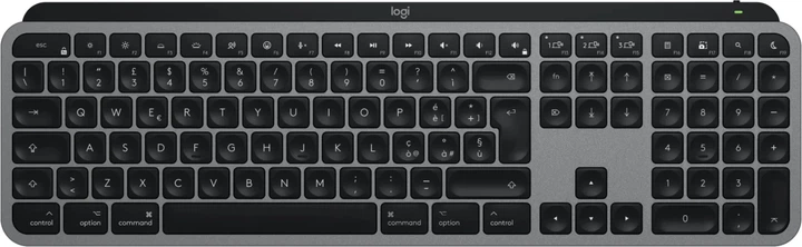Bezprzewodowa klawiatura Logitech MX Keys S for Mac Nordic Wireless/Bluetooth Space Gray (920-011633) - obraz 1