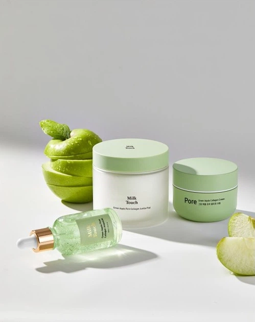 Патчі Milk Touch Green Apple Pore Collagen Jumbo очищувальні 60 шт (8809684561997) - зображення 5