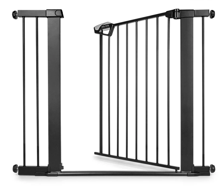 Захисна брамка Milly Mally Бар'єр для сходів з розширеннями Guardy 104 Black (5907090700788) - зображення 2