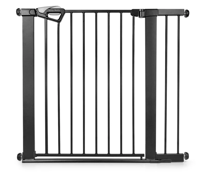 Захисна брамка Milly Mally Бар'єр для сходів з розширеннями Guardy 104 Black (5907090700788) - зображення 5