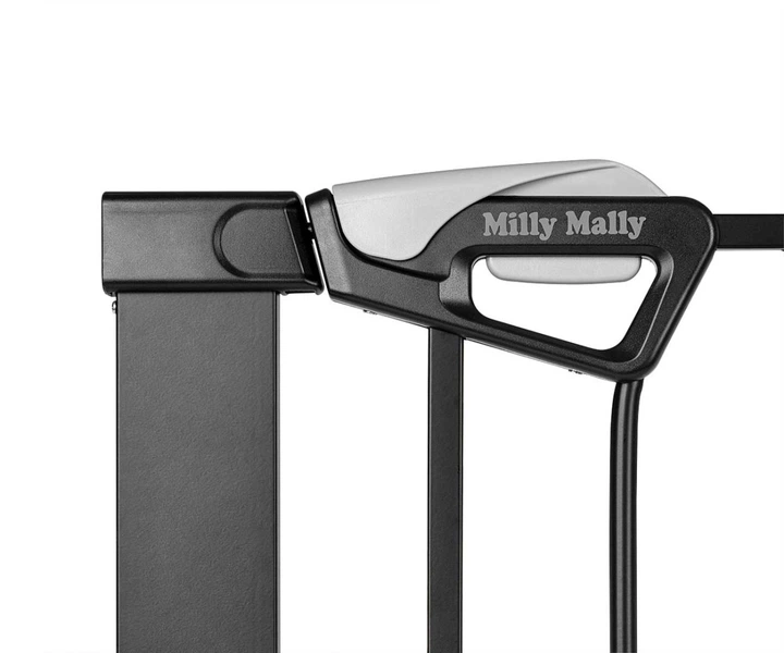 Захисна брамка Milly Mally Бар'єр для сходів з розширеннями Guardy 104 Black (5907090700788) - зображення 6