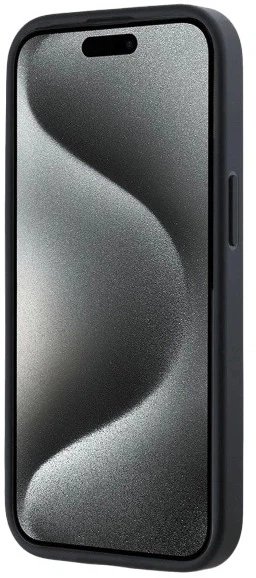 Etui DKNY Grained Metal Logo MagSafe do Apple iPhone 15 Beige (3666339264178) - obraz 7