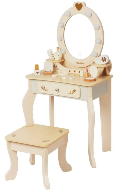 Деревяний туалетний столик Milly Mally Elly Natural (5907090700894) - зображення 1