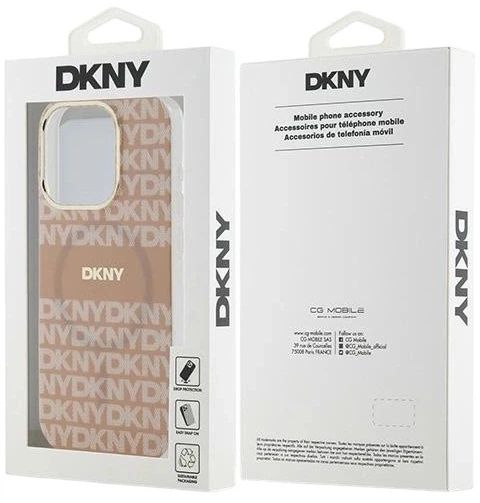 Etui DKNY IML Mono & Stripe MagSafe do Apple iPhone 15 Pro Max Pink (3666339267704) - obraz 8