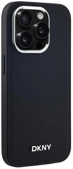 Etui DKNY Plain Logo MagSafe do Apple iPhone 15 Pro Max Black (3666339260149) - obraz 4