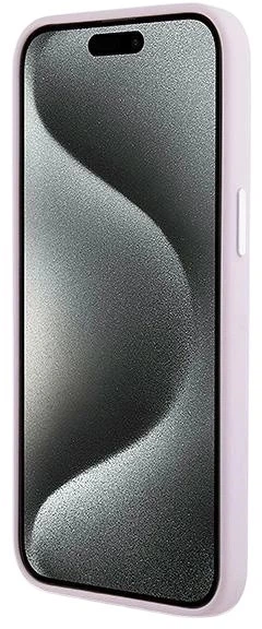 Etui DKNY Liquid Silicone Small Metal Logo MagSafe do Apple iPhone 15 Pro Max Pink (3666339265885) - obraz 7