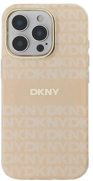 Etui DKNY Repeat Texture Pattern & Stripe MagSafe do Apple iPhone 16 Pro Pink (3666339335403) - obraz 3