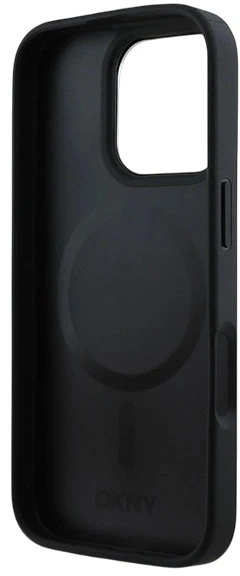 Панель DKNY Plain Silver Logo MagSafe для Apple iPhone 16 Pro Black (3666339333249) - зображення 6