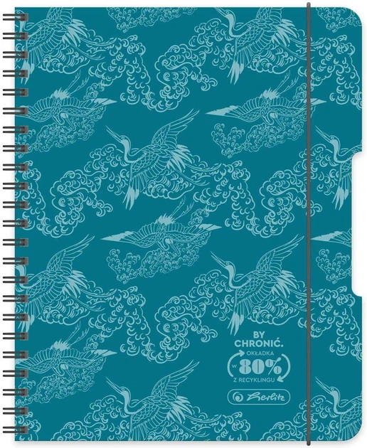 Набір спіральних блокнотів Herlitz Colors A5 80 аркушів у клітинку на спіралі теракотовий 4 шт (5901389500523) - зображення 1