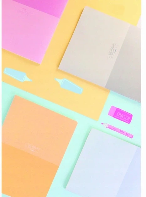 Набір зошитів EV-Corp Superlight A5 40 аркушів у клітинку mix 8 шт (5604730113488) - зображення 2