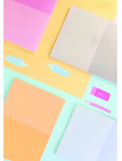 Набір зошитів EV-Corp Superlight A4 40 аркушів у клітинку mix 8 шт (5604730113464) - зображення 2