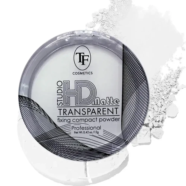 Пудра прозрачная для фиксации макияжа Triumf HD Matte Transparent fixing Compact Powder CTP-25 - Фото 2 Пудра прозрачная для фиксации макияжа Triumf HD Matte Transparent fixing Compact Powder CTP-25 - изображение 2