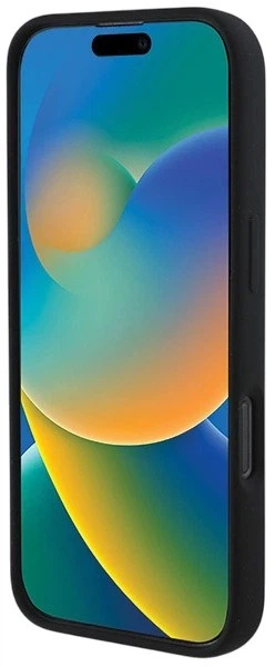 Etui DKNY Silicone White Printed Logo MagSafe do Apple iPhone 16 Pro Black (3666339335120) - obraz 7