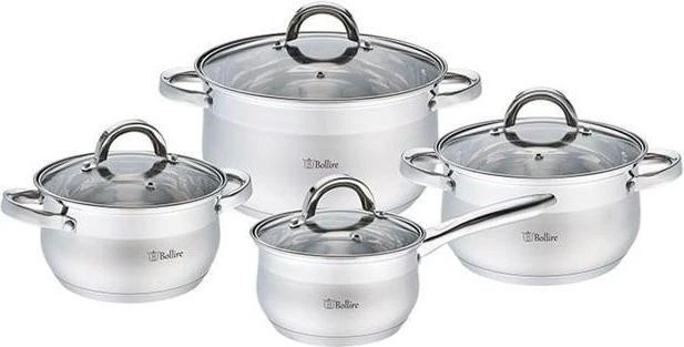 Набір каструль Bollire Monza 8 предметів (4752132000583) - зображення 1