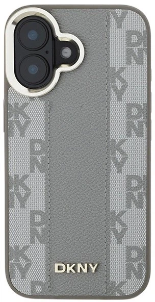 Etui DKNY Checkered Pattern Magsafe do Apple iPhone 16 Beige (3666339333188) - obraz 3