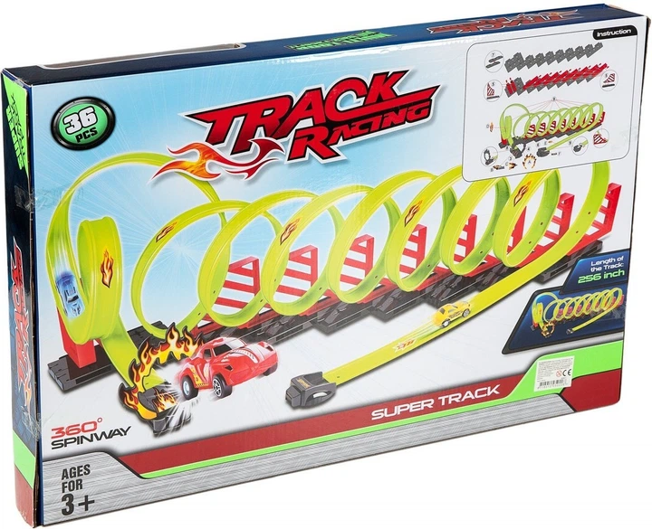 Tor samochodowy Tengleader z 8 pętlami 36 elementów 68807 (8718012050228) - obraz 3