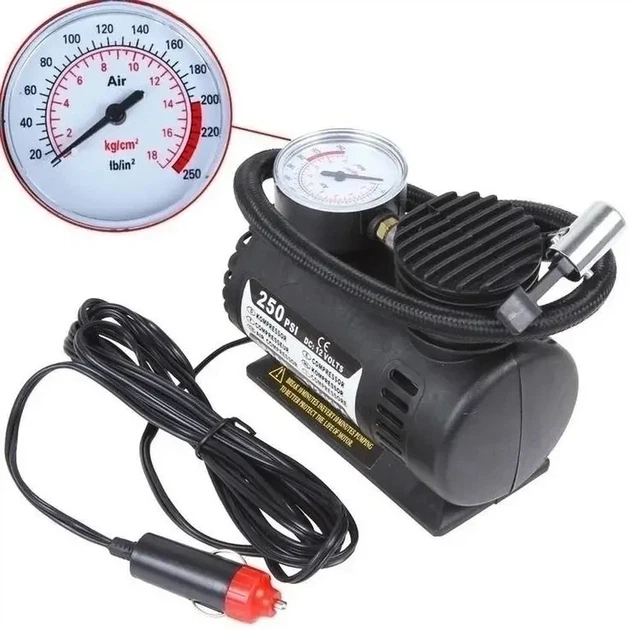 Автомобильный компрессор Air Compressor 300pi от прикуривателя - Фото 4 Автомобильный компрессор Air Compressor 300pi от прикуривателя - изображение 4