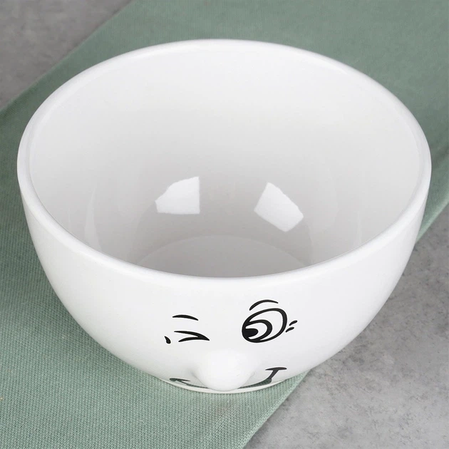 Zestaw misek Siaki Collection Buźki ceramicznych Biały 550 ml 6 szt (5904316488505) - obraz 9