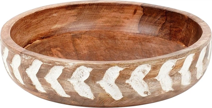 Miska drewniana Vilde Brązowa 24 cm 1.3 l (8720573889476) - obraz 1