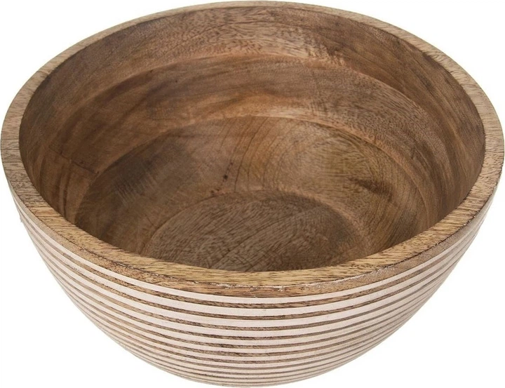 Миска дерев'яна Orion Mango Коричнева 25 см 3 л (8592381175870) - зображення 2