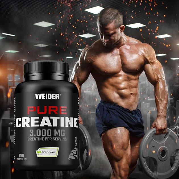 Креатин Weider Pure Creatine Caps Creapure 100 капсул - изображение 2