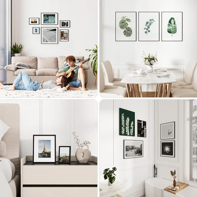 Алюминиевая рамка A3 со стеклом A3 (29.7×42 см) - закаленное стекло + алюминиевый корпус, вертикально/горизонтально, черная - Фото 2 Алюминиевая рамка A3 со стеклом A3 (29.7×42 см) - закаленное стекло + алюминиевый корпус, вертикально/горизонтально, черная - изображение 2