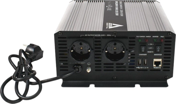 ДБЖ AZO Digital UPS-1200SR Sinus 600Вт/1200ВА (AZO00D1257) - зображення 3