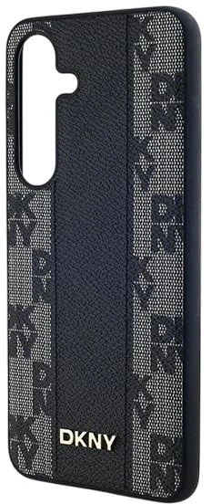 Etui DKNY Leather Checkered Mono Pattern MagSafe do Samsung Galaxy S24 Plus Black (3666339276812) - obraz 5