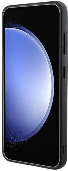 Etui DKNY Leather Pattern Metal Logo MagSafe do Samsung Galaxy S24 Plus Black (3666339276874) - obraz 7