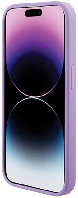 Панель Guess Saffiano MagSafe для Apple iPhone 15 Plus/14 Plus Purple (3666339155919) - зображення 5