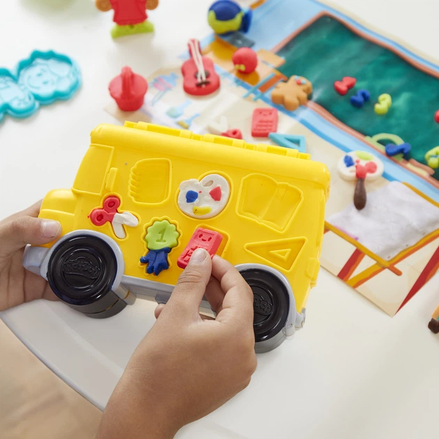 Набір для творчості з масою для ліплення Hasbro Play-Doh Пригоди шкільного дня (F9140) - зображення 10