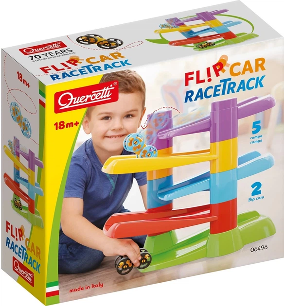 Автомобільний трек Quercetti з машинками Flip 06496 (8007905064962) - зображення 2