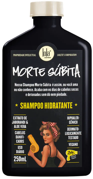 Шампунь для волосся Lola Cosmetics Morte Subita зволожувальний 250 мл (7899572805358) - зображення 1