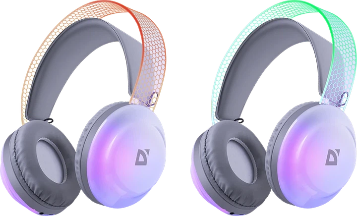 Навушники Defender FreeMotion B651 RGB Bluetooth White (4745091890906) - зображення 2