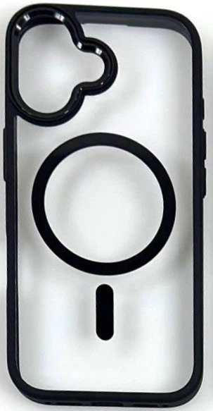 Чохол iPhone 17 Crystal Case with MagSafe black - Фото 1 Чохол iPhone 17 Crystal Case with MagSafe black - изображение 1
