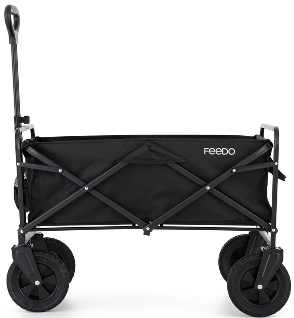 Візок транспортний Feedo Donkey F191943 складний Чорний (8596202015710) - зображення 2
