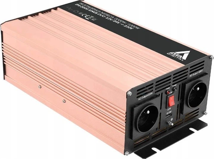 Przetwornica AZO Digital SINUS IPS-2000S 2000W DUO (11 –15 /22 - 30 VDC) (AZO00D1327/3SIP2000DUO) - obraz 3