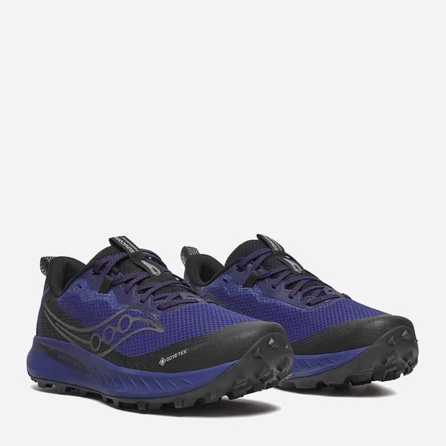 Чоловічі кросівки для бігу з Gore-tex Saucony Peregrine 15 GTX S20992-262 46.5 Темно-сині (195021162346) - зображення 2