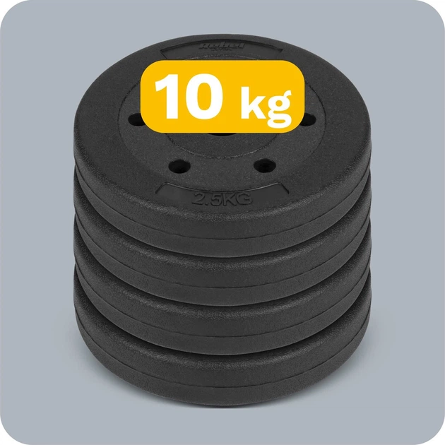 Zestaw talerzy Rebel Active bitumiczne 4 x 2.5 kg (5901890100243) - obraz 4