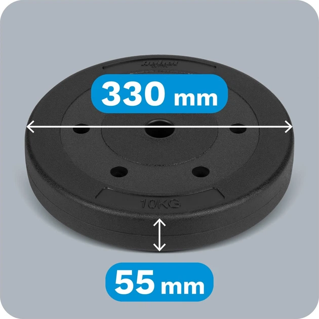 Zestaw talerzy Rebel Active bitumiczne 2 x 10 kg (5901890100274) - obraz 6