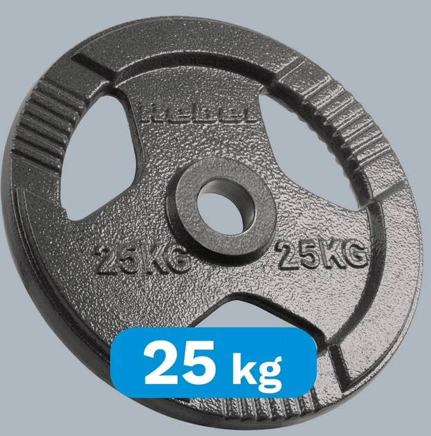 Talerz olimpijski Rebel Active 25 kg (5901890120739) - obraz 3