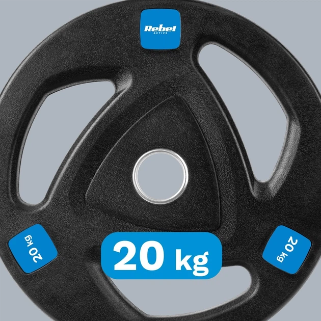 Talerz olimpijski Rebel Active RB-2112-1 20 kg (5901890110211) - obraz 3