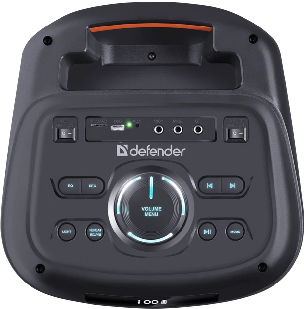 Портативная колонка Defender Boomer 100 Party speaker 100W Black (4745090825794) - изображение 7