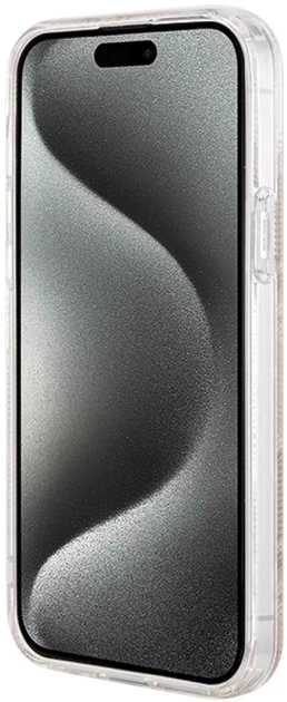 Etui plecki Guess IML GCube MagSafe do Apple iPhone 15/14/13 Brown (3666339222123) - obraz 5