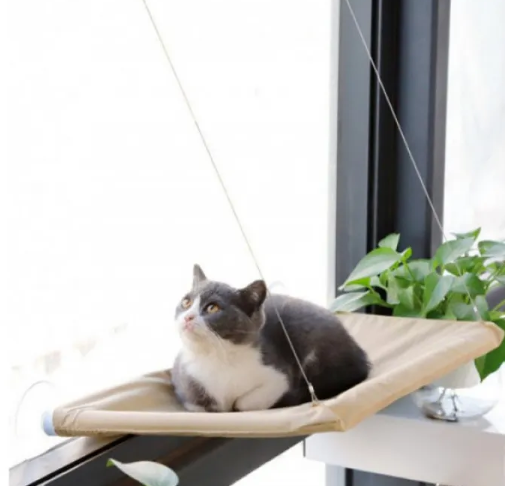 Подвесная лежанка для кошек Sunny Seat, 55,8 см x 25 см, до 22 кг - Фото 1 Подвесная лежанка для кошек Sunny Seat, 55,8 см x 25 см, до 22 кг - изображение 1