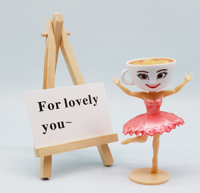 Фигурка колекционная Балерина Капучино Ballerina Cappuccina итальянский мем 11 см на подставке (SVS) - Фото 4 Фигурка колекционная Балерина Капучино Ballerina Cappuccina итальянский мем 11 см на подставке (SVS) - изображение 4